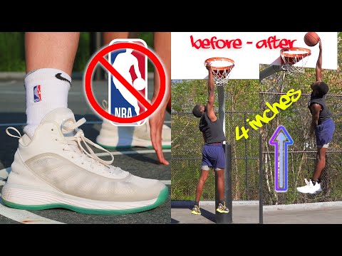 Testing BANNED NBA Basketball Shoes PART 2! With Athletic Hoopers (JUMP TEST)